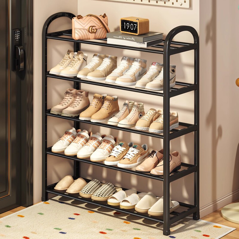 Shoe Rack Multi-Layer Home Entrance Small Narrow Entrance Door Rental Dormitory Small Simple Shoe Cabinet Strong and Durable