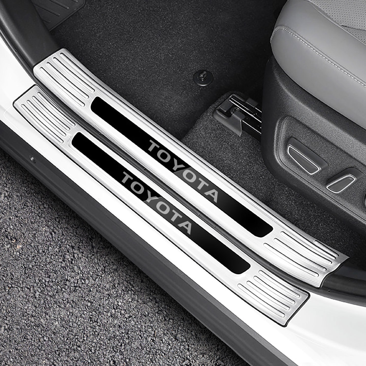 Suitable for 2026 Toyota Rav4 Door Sill Strips, Welcome Pedals, Wildlander Rear Guard Plate, Interior Modification Accessories