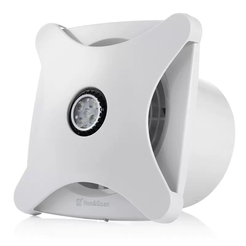 定制换气扇带照明灯小排气扇静音灯具二合一排风扇浴室卫生间家用