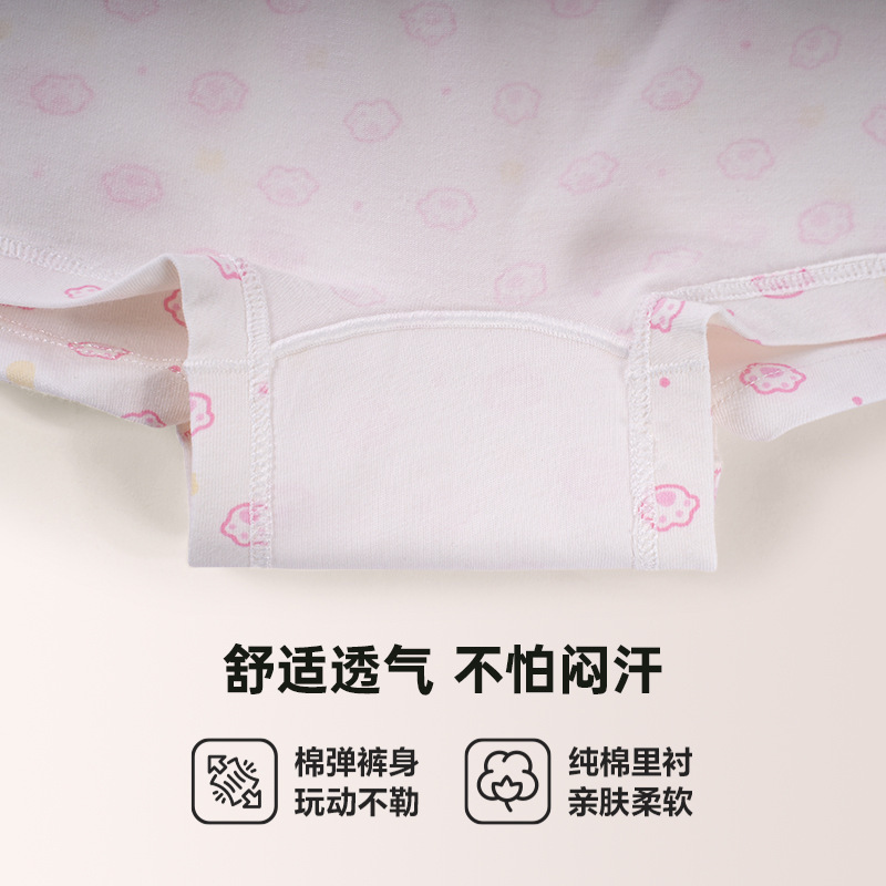 夏の人気の女の子の下着 7A 抗菌クラス A 純綿ボクサーパンツショーツ快適な子供の下着卸売可能|undefined