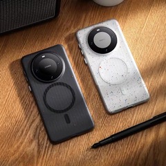 適用mate60pro+條紋行李箱手機殼Mate60光柵瓦楞墨點磁吸磨砂硬殼