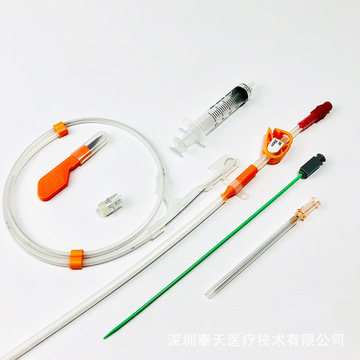 医用塑料导管配件塑料管制品中心静脉导管套装CVC导管套装(单腔)-阿里巴巴