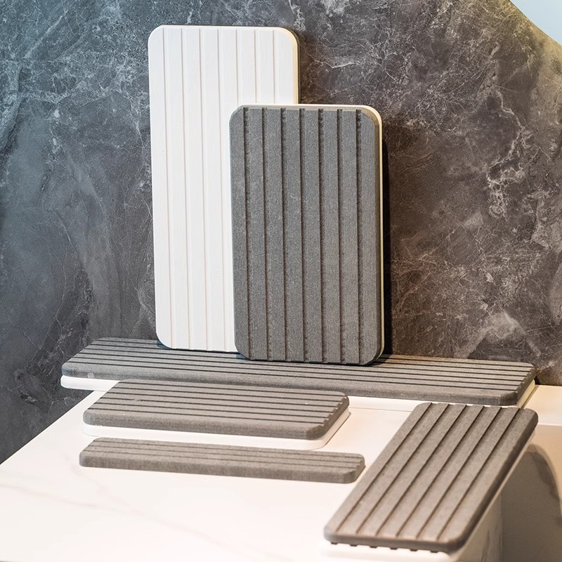 Almohadilla absorbente de barro de diatomeas, mesa de lavado de manos, mesa de lavado de tiras largas, mesa de baño, mesa de baño, mesa impermeable, alfombra de almacenamiento