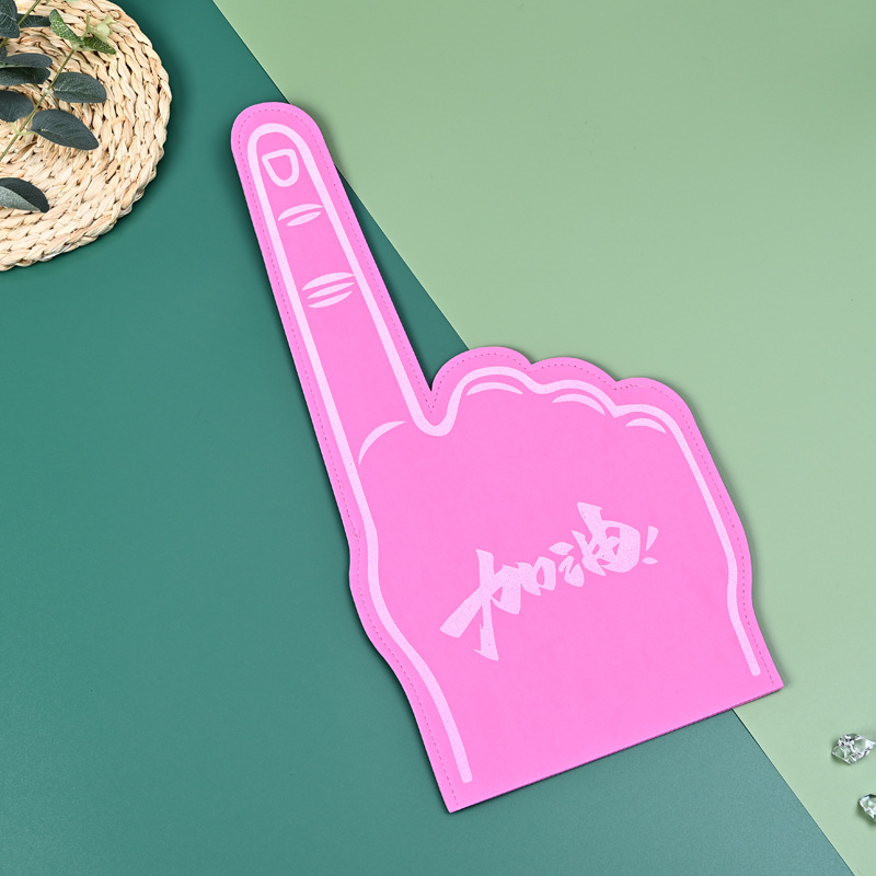 Suministro directo de fábrica Eva Palma porristas aplaudiendo mano alegría apoyos guantes de espuma guantes de dedo