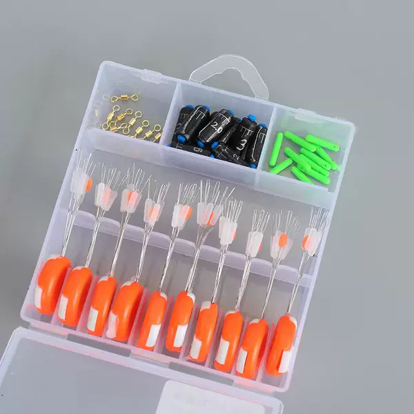 Space Bean Set Competitive Silicone Line Set Accessories Top Bean Anti-wrapping Bean Lead Skin Eight-character Ring Fishing Accessories Wholesale