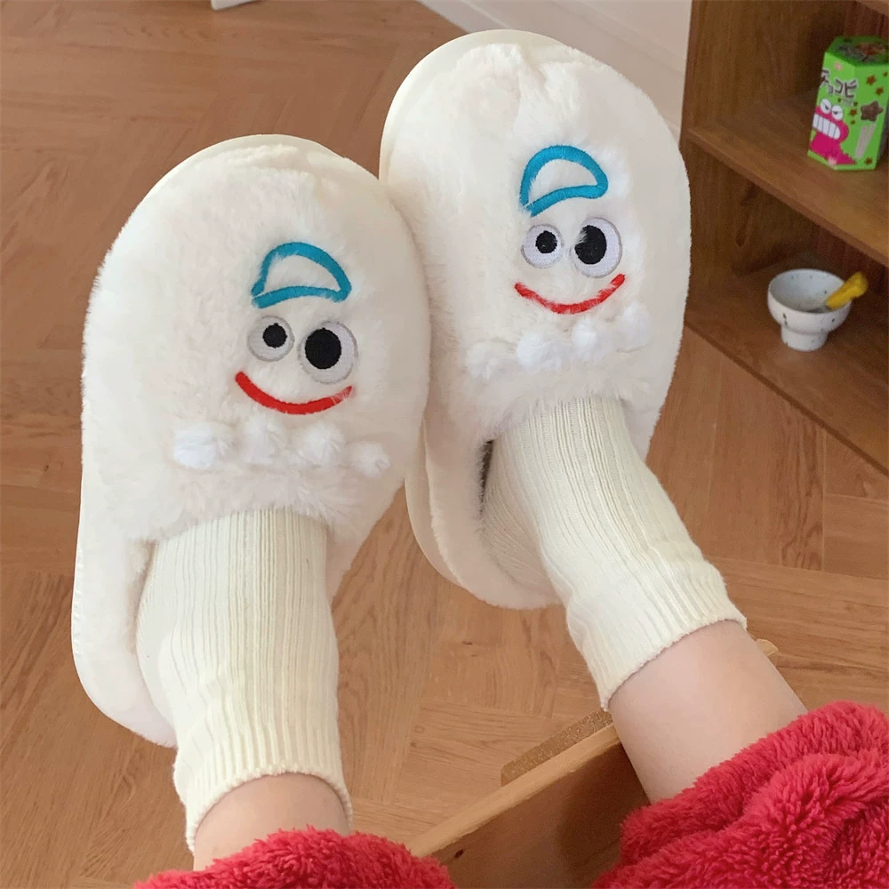 Милая игрушка, плюшевые тёплые демисезонные тапочки, обувь, удобная обувь, мягкая подошва
