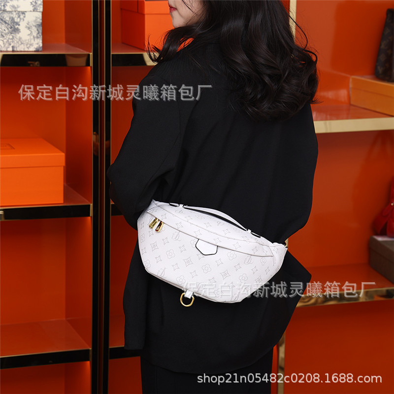 Moda retro bolso de la cintura para las mujeres estilo coreano 2023 primavera nuevo estilo coreano bolsa de pecho de gran capacidad bolsa de moda bolsa de mensajero del hombro para las mujeres