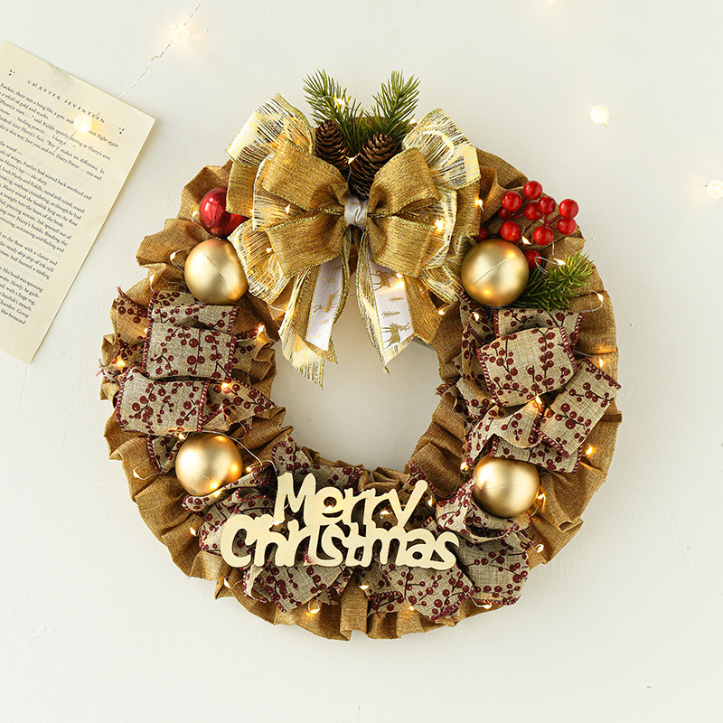 Hong Kong Heng nueva ropa de Navidad fruta roja guirnalda decorativa colgante creativo puerta colgante ventana colgante decoración de Navidad