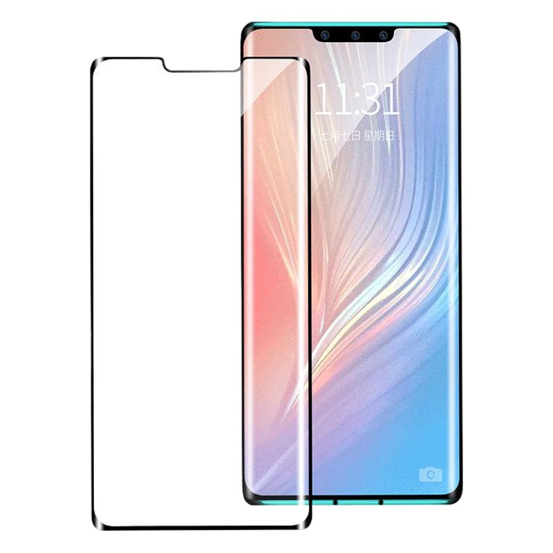 Doblado en caliente 3D superficie curvada Pantalla Completa película templada para Huawei nova8pro/vivoX60PRO pantalla curvada película completa