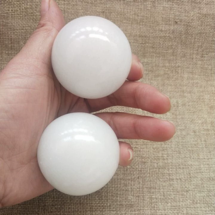Смелый белый нефрит и нефрит гандбол для здоровья Массажный мяч для пожилых фитнес-мяч