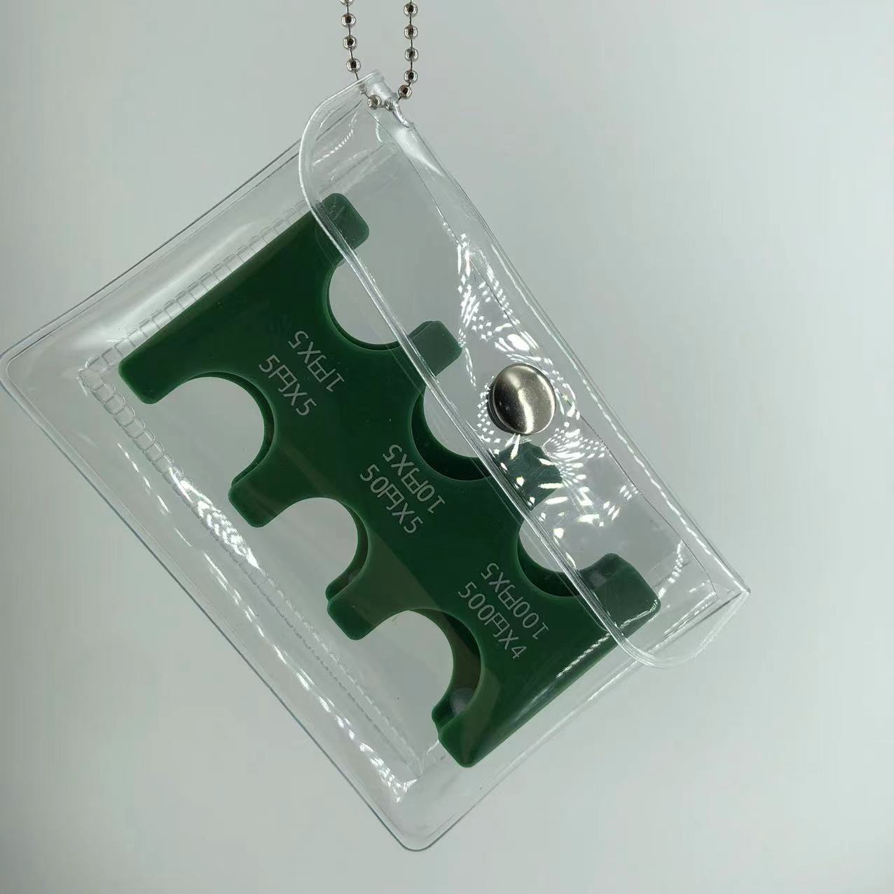 Clip de moneda promocional spot al por mayor monedero de PVC bolso de almacenamiento de coche para hombre billetera de moneda creativa de gran capacidad para mujer