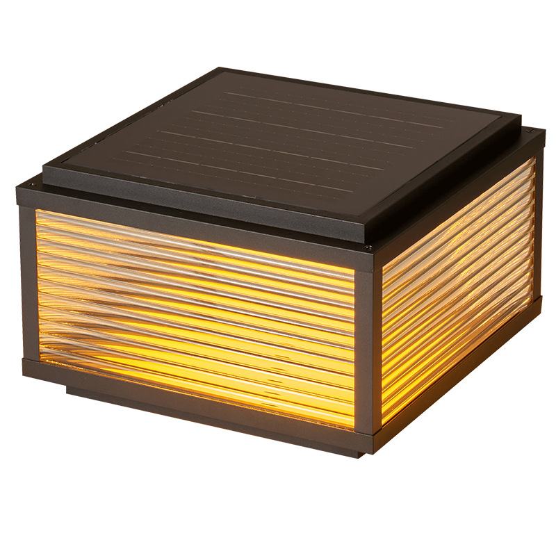 lámpara solar de jardín lámpara de pared moderna lámpara de pared simple puerta de entrada villa lámpara de iluminación exterior