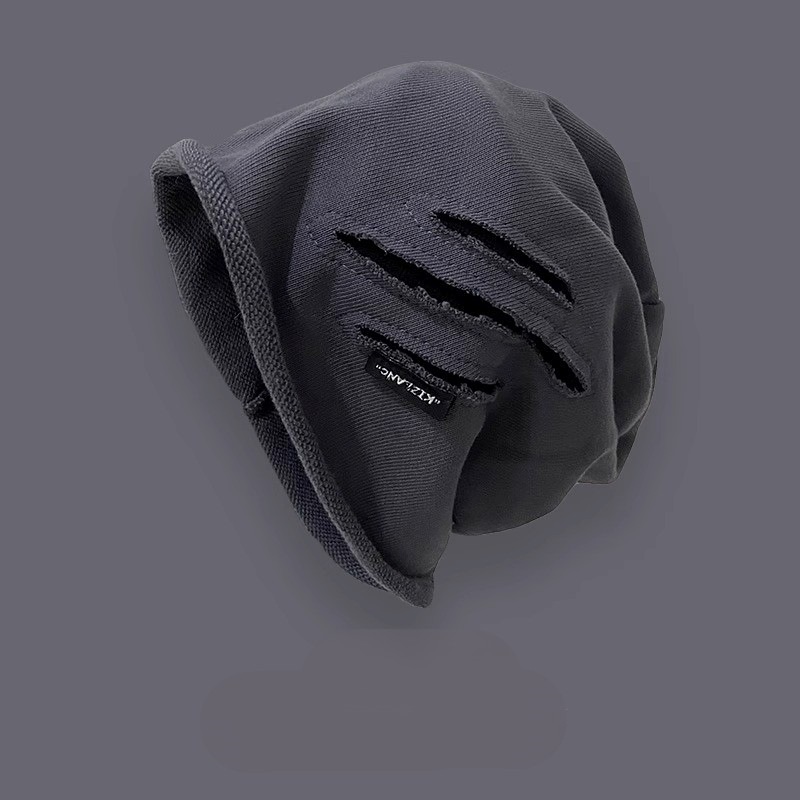 2023 nuevos productos hip-hop gorra fría mujer otoño invierno arañazos montones de gorra mujer suelta cabeza grande girantes de viento vestir