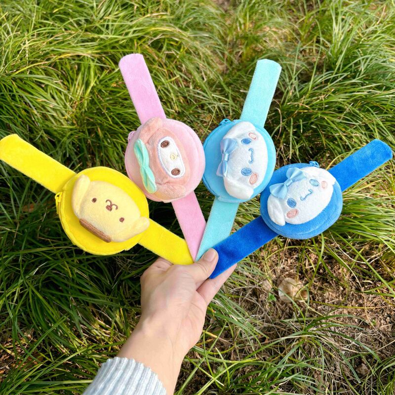 Cross-Border Pop-Up Wallet Creative Bracelet Cute Plush Mini Portable Earphone Bag Pendant