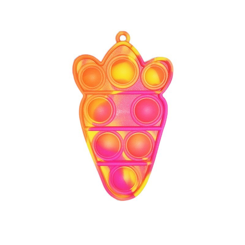 Cruces transfronterizas en caliente ecológicas de grado alimenticio anti-comer mano tranquilizadora diente entrenamiento oral arco iris fábrica de bloques directos