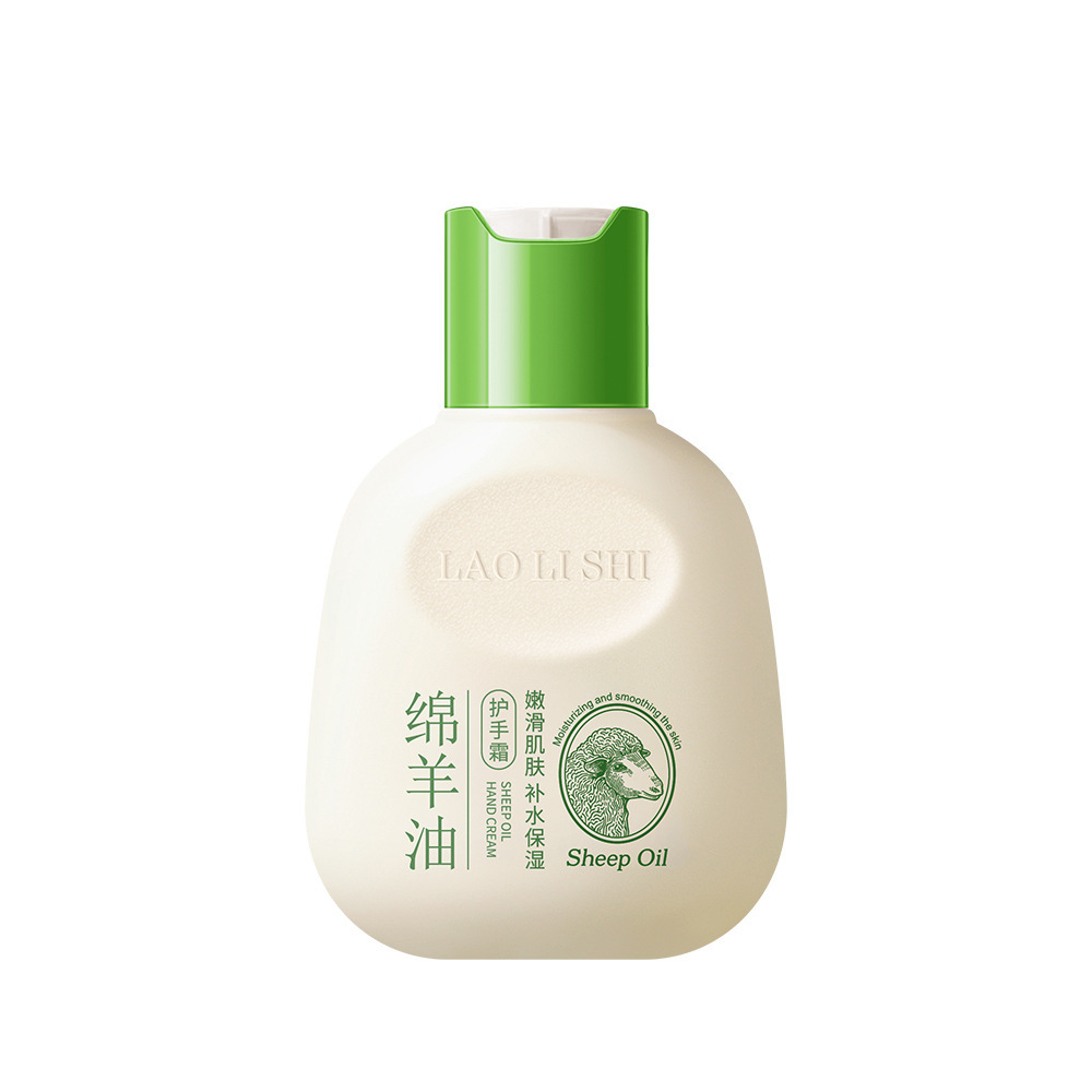 Laurysie aceite de oveja crema de manos hidratante hidratante mejora el agrietamiento seco áspero vaselina suave fabricante