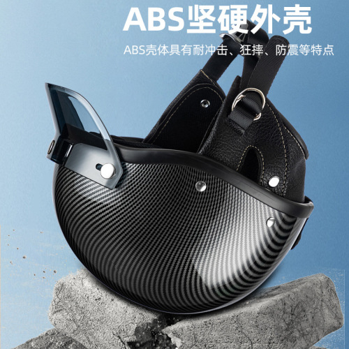 3C certification motorcycle helmet for men, half helmet, all seasons, summer style, electric vehicle, motorcycle, internet celebrity, Japanese retro, female 