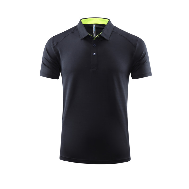 Camiseta deportiva de secado rápido, polo de manga corta para hombre, top de verano para correr, uniforme de equipo de entrenamiento de gimnasio elástico para mujer, informal y versátil