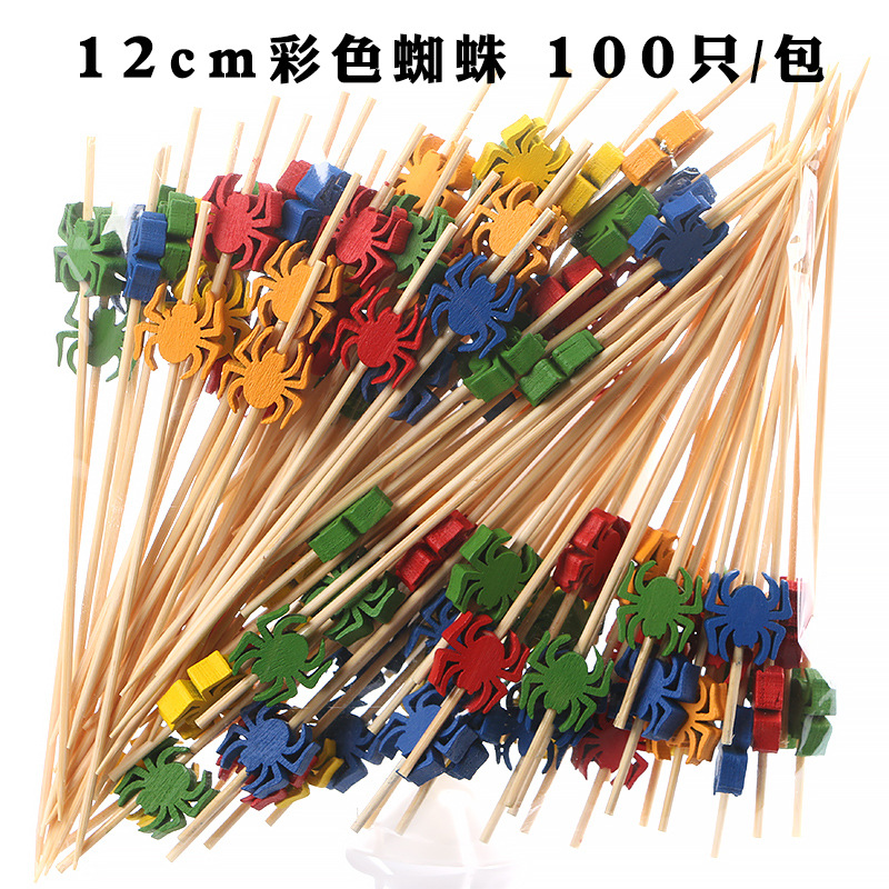 Fruit stick desechable flor stick