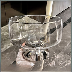 2023 New Lightweight Luxury High-end Fruit Plate Home Living Room Coffee Table Decor Candy Plate Snack Plate Fruit Plate