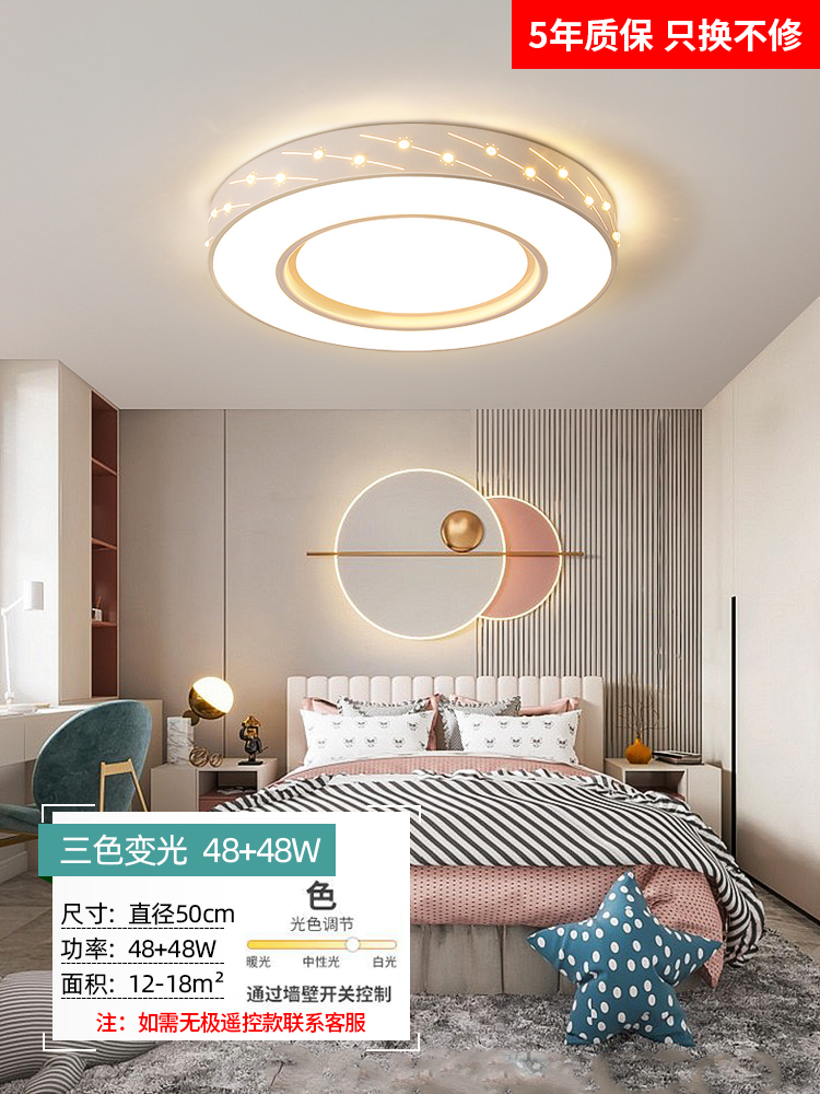 트위스트 광원 - 전체 스펙트럼 아름다운 둥근 곰 발 원형 50cm - 3가지 색상 48W