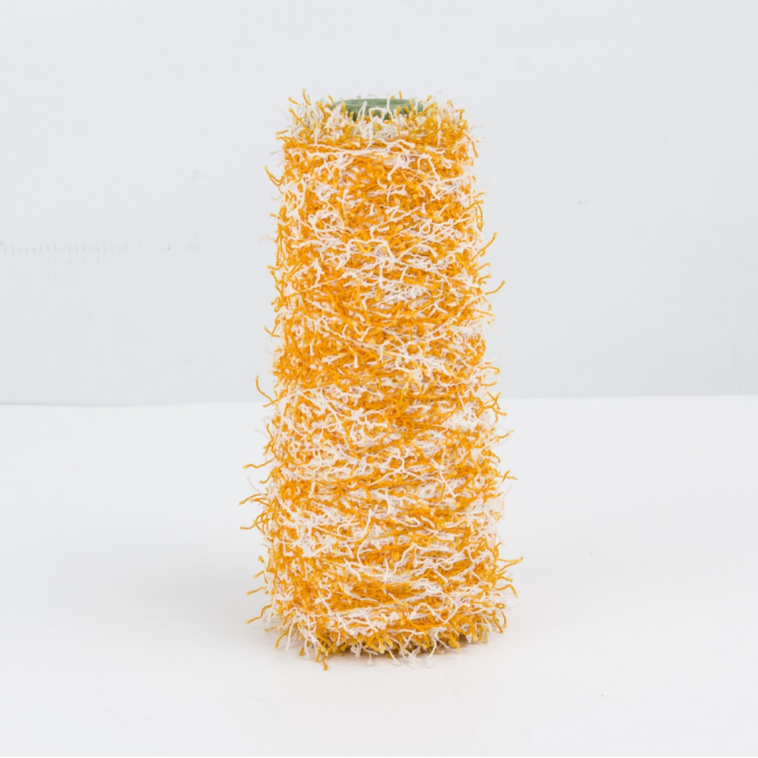 段彩秋冬款特色米粉纱粗针手工纱线机织米粉纱花式特种纱毛衣毛线