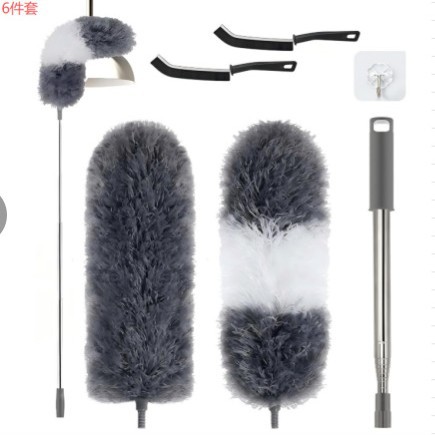 Combinación de alta altitud de fibra de limpieza de cenizas polvo pulverizador de pelo de pollo, pulverizador electrostático flexible, pulverizador de polvo de Schneil, cepillo de polvo de separación image 25