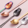 Tableware contains rose stainless steel, mixing stick, dessert spoon, new collection, flowered