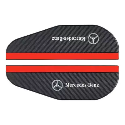 Fiber Pattern Car Rain – Rearview mirror rainproof sticker - 55165a-pair-of-rain-eyebrows-mercedes-benz