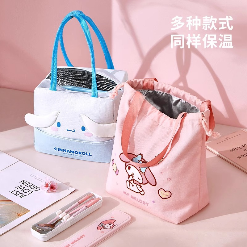 Bolsa lonchera térmica portátil aislamiento aluminio