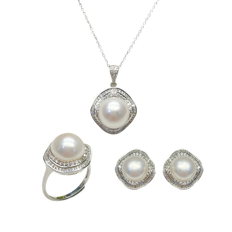 ����ʱ�־��Ƽ�S925�������tianȻ��ˮ�����׹������׹��ָ��װ