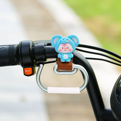 Other Electric Vehicle Accessories – Hook Decorative Parts Bicycle - blue-elephant-leather-g-hook-brown