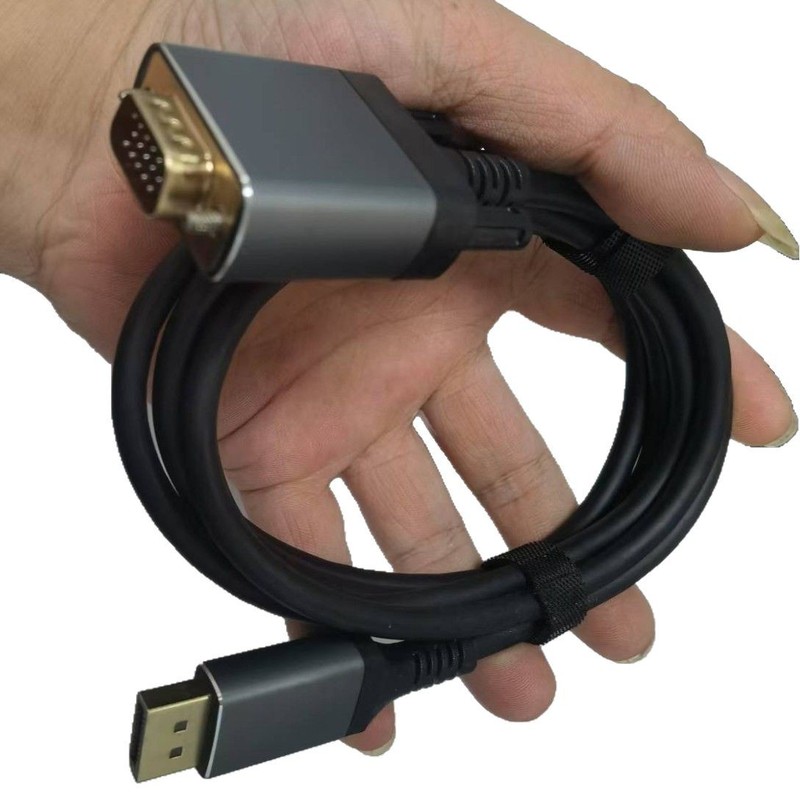DP - VGA 1.8m ケーブル dp - vga オス - オス コンピュータ グラフィックス カード大型 DP ディスプレイ アダプタ|undefined
