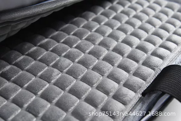 Gray velvet airbag model