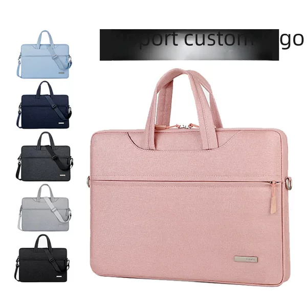 Manufacturer Wholesale Laptop Bags, Simple Computer Cases, Water-Resistant Multi-Compartment Business Briefcases