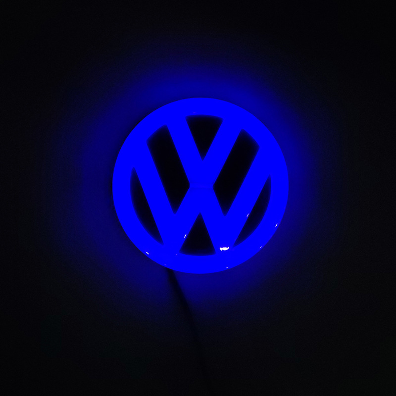 Aplicable a Volkswagen CC Golf 6 magotan Tiguan Shanku Bora luz fría luminosa coche logo luz trasera luminosa