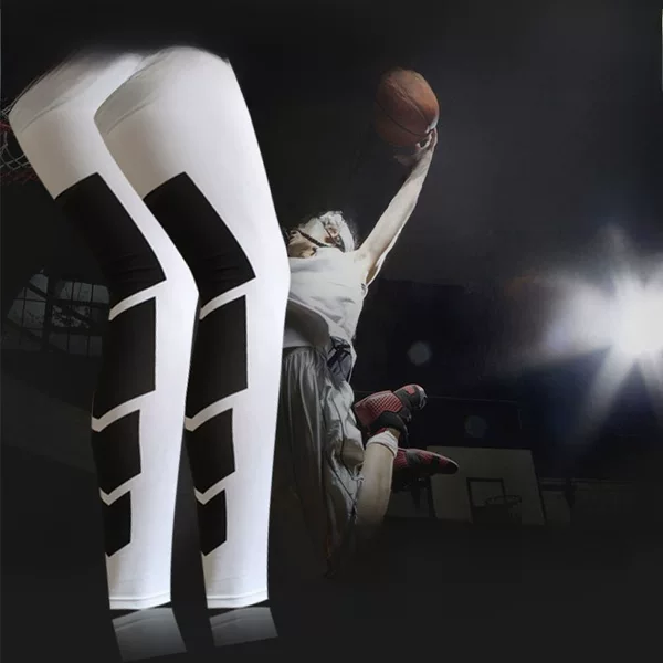 Leg Protection Basketball Football Lengthened Leg Protection Sports Running Fitness Sun Protection Elastic Riding Leg Cover Men's Lycra Quick Drying