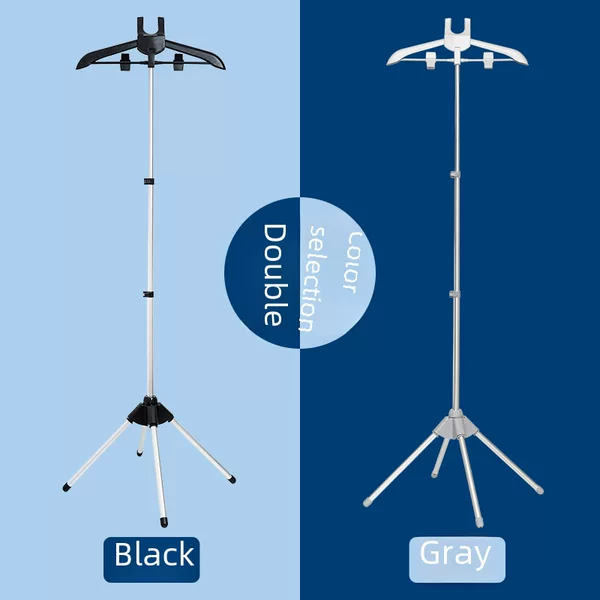 Household Floor Hanging Ironing Rack Foldable with Hand-held Ironing Clothes Board Independent Support Rack Telescopic Adjustment Accessories