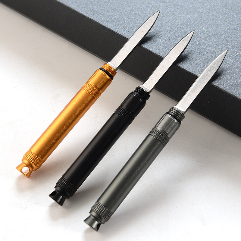 铝合金普洱茶刀工夫茶具便携开箱拆快递小刀随身钥匙扣挂件水果刀