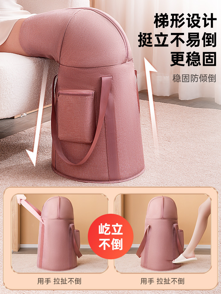 Cubo de baño de pies plegable para el hogar aumento y profundización sobre la rodilla aislamiento Portátil Baño de pies sudor humeante cubo bolsa de baño de pies Cubo de salud