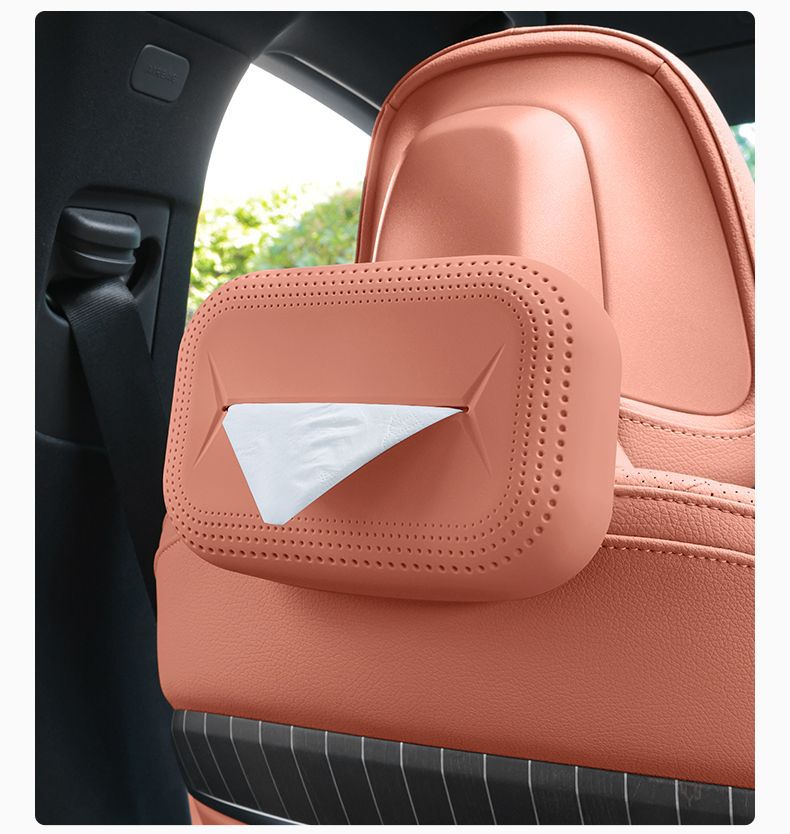 Mercedes-Benz E300L New E-Class C-Class Glc300L/C260L Car Tissue Box Bag Paper Box Car Supplies Decoration