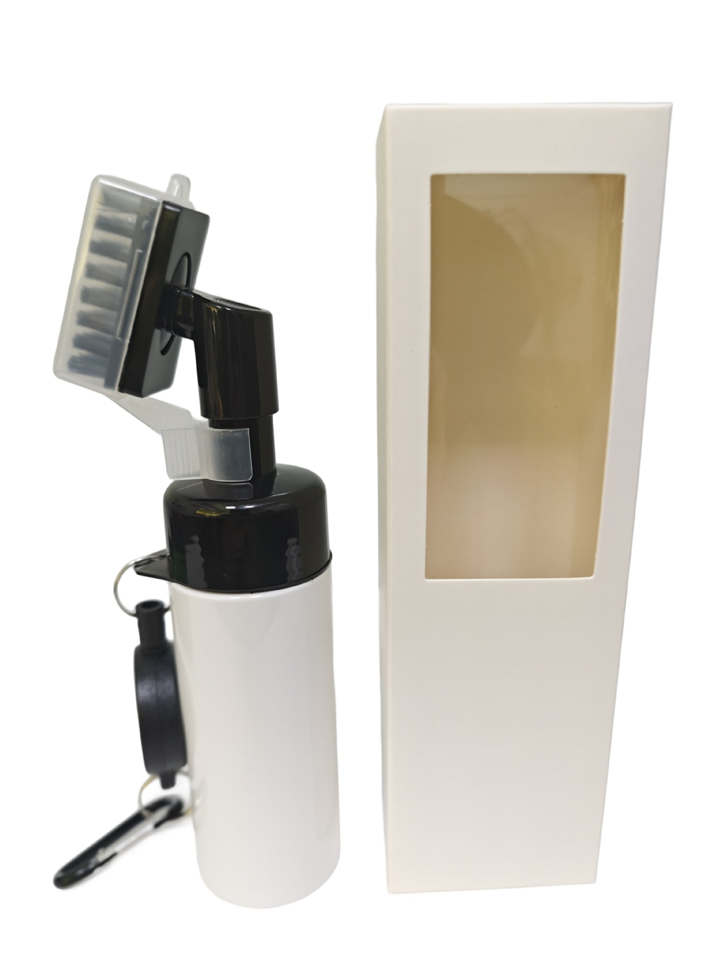 Cepillo de limpieza por aspersión de agua del club de golf tipo de empuje regadera cepillo de limpieza de la cabeza del club ranura herramienta de suministro