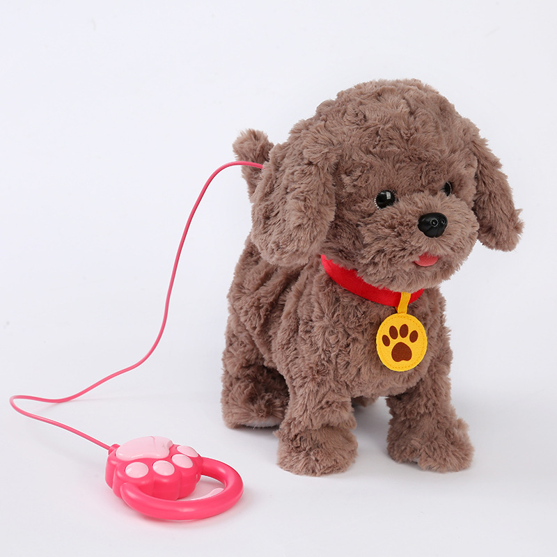 子供のペットは犬のぬいぐるみのぬいぐるみの電動玩具の発声人形が歩くと電動人形と呼ばれます