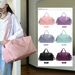 新款旅行包幹濕分離收納訓練包大容量斜挎行李袋瑜伽運動健身包