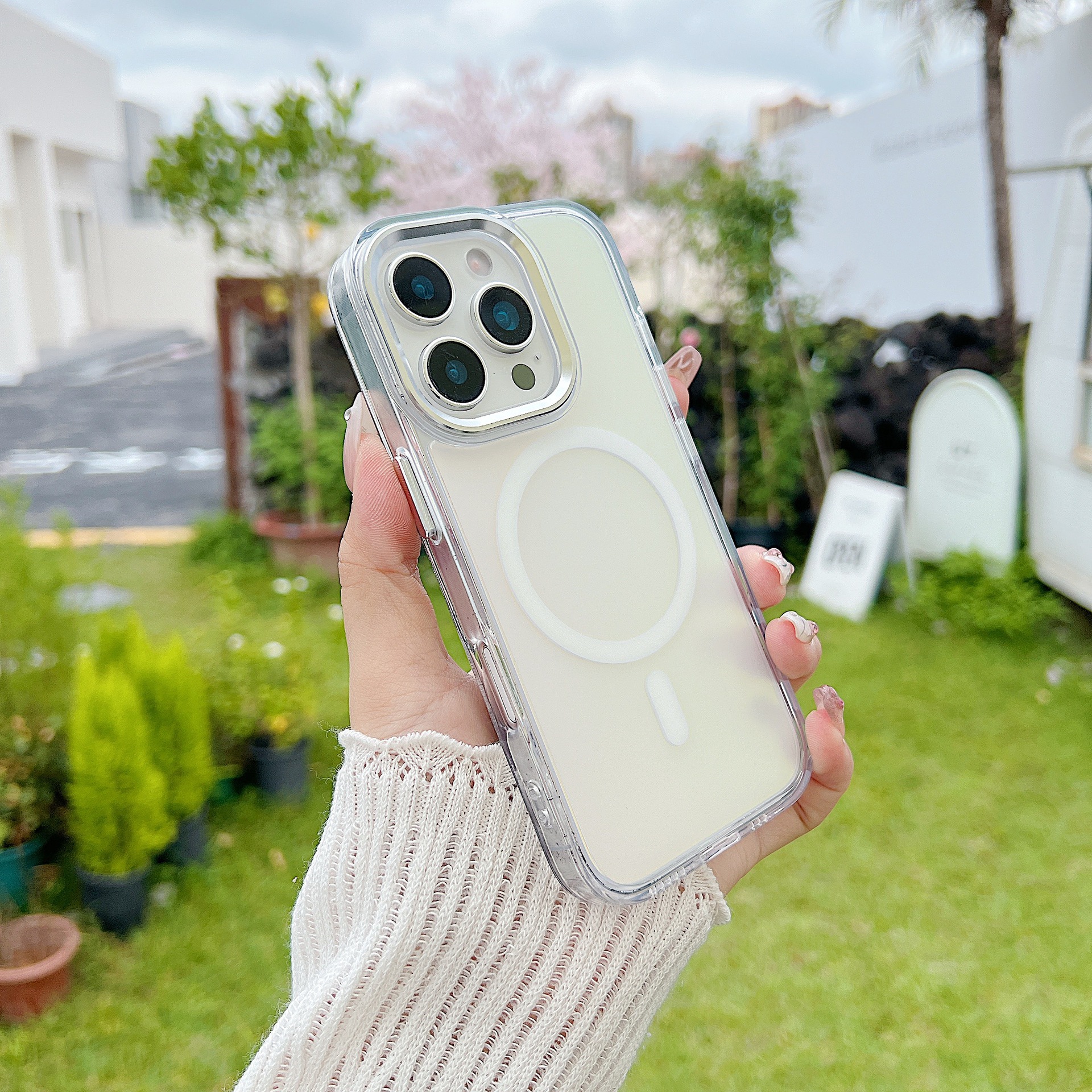 Funda magnética camaleón bright shadow para iphone y samsung_voghion.com