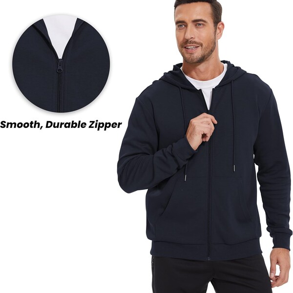 Hoody with zipper