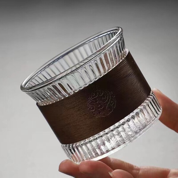 Glass coffee tea cup