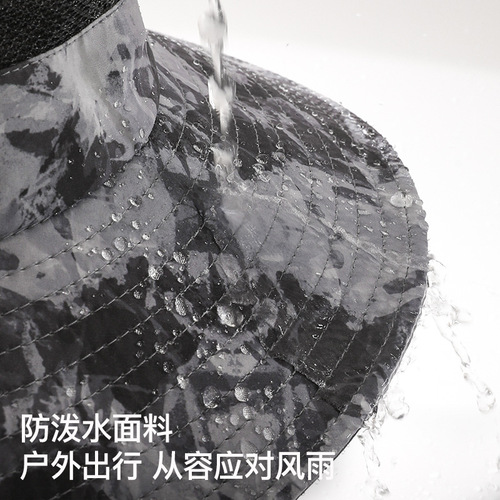 European and American sun protection fisherman hat men's summer outdoor hiking hat fishing breathable anti-UV sunshade hat cross-border