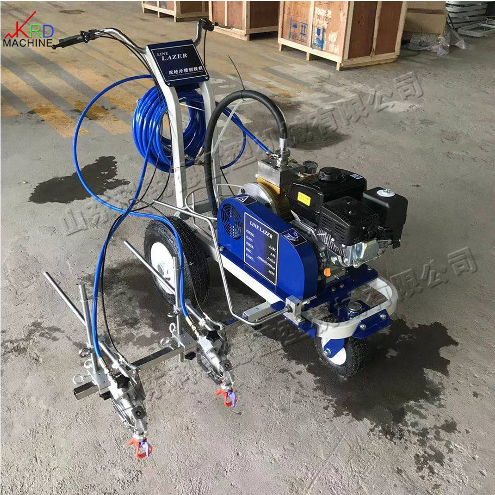 小区停车位标线机 手推式市政道路划线机 小型交通标识喷涂设备