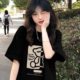 Cotton Bear Short-sleeved T-shirt Women's Summer 2025 New T-shirt Student Half-sleeved Loose Casual Base Top